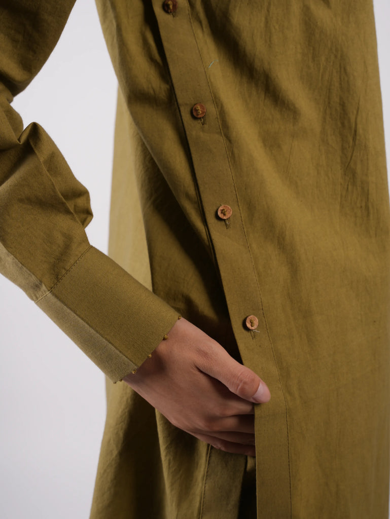 Olive Cotton Co-ord Set