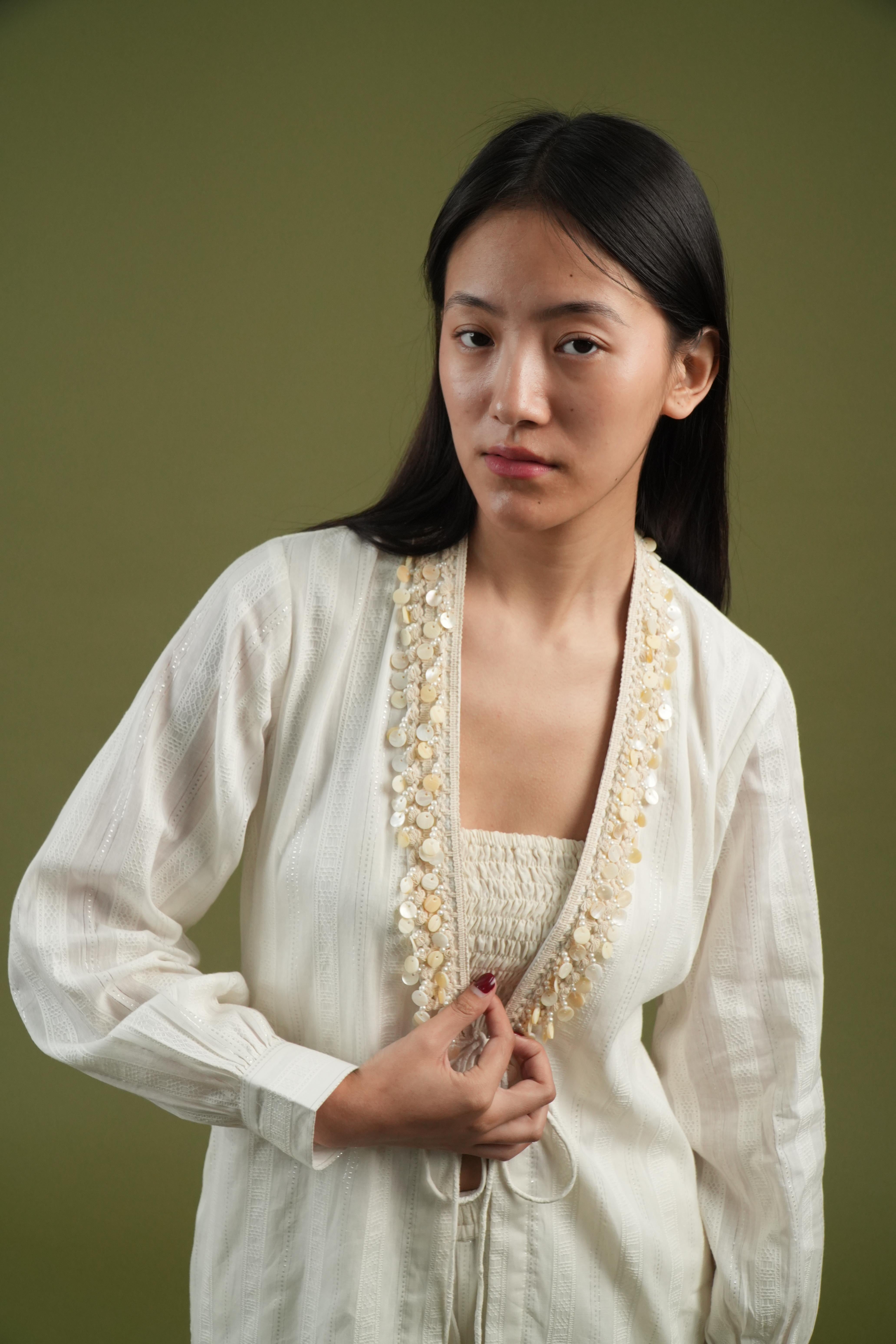 Vanshitaaz Serene Ivory Co-ord Set