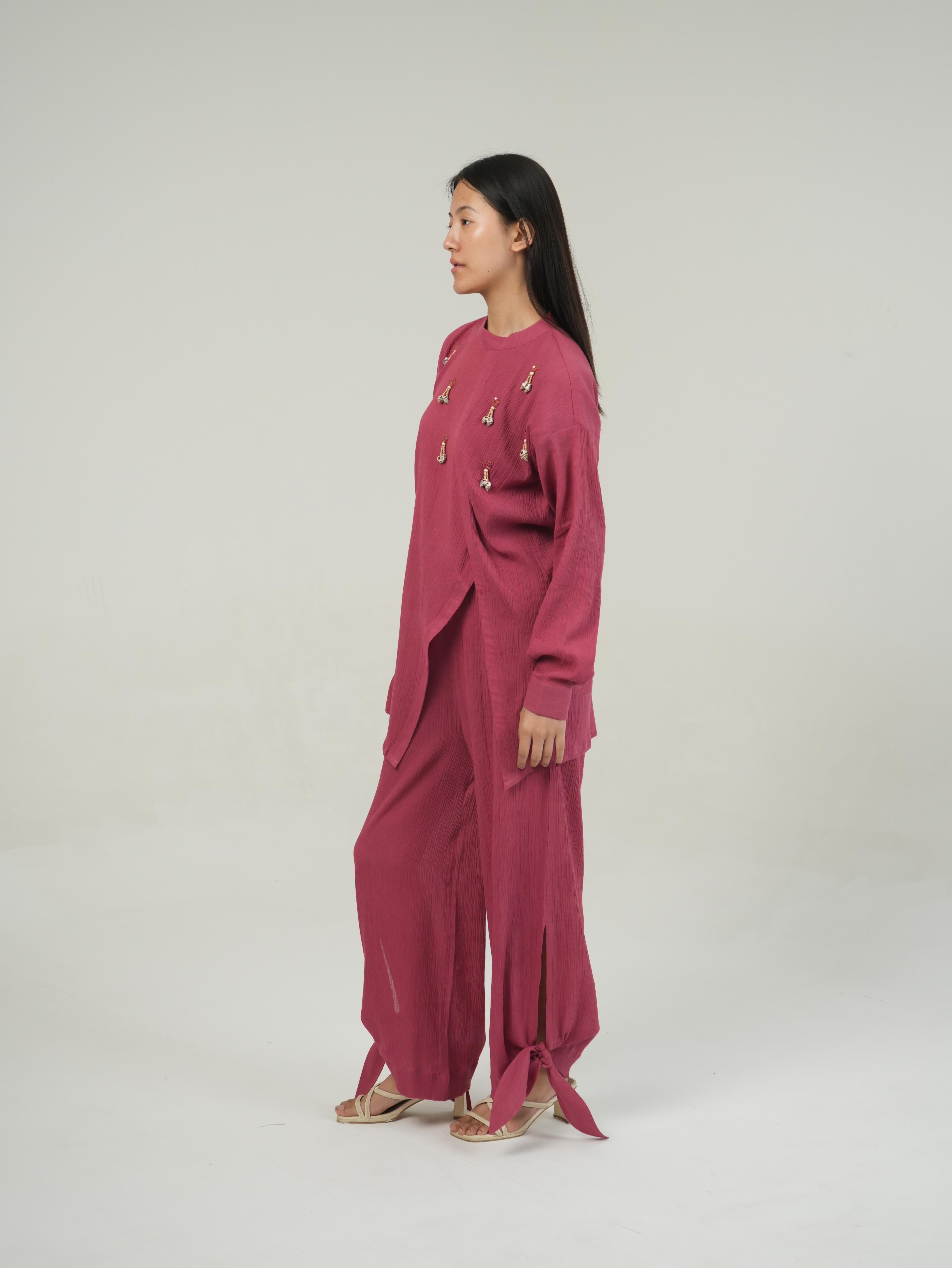 Vanshitaaz Fruit dove Crinkled Cotton Top