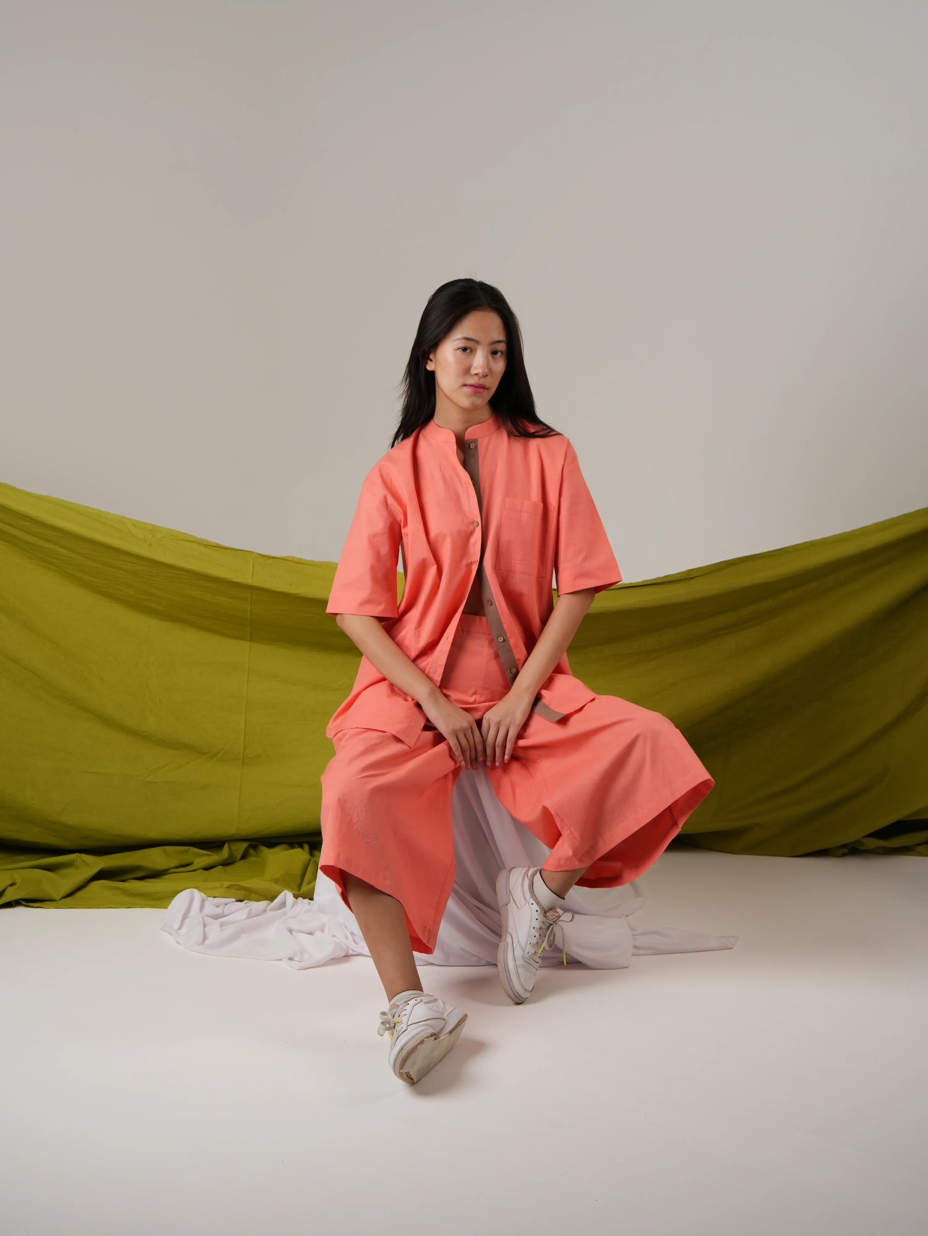 Vanshitaaz Sugar Coral Anti fit Cotton Co-ord set