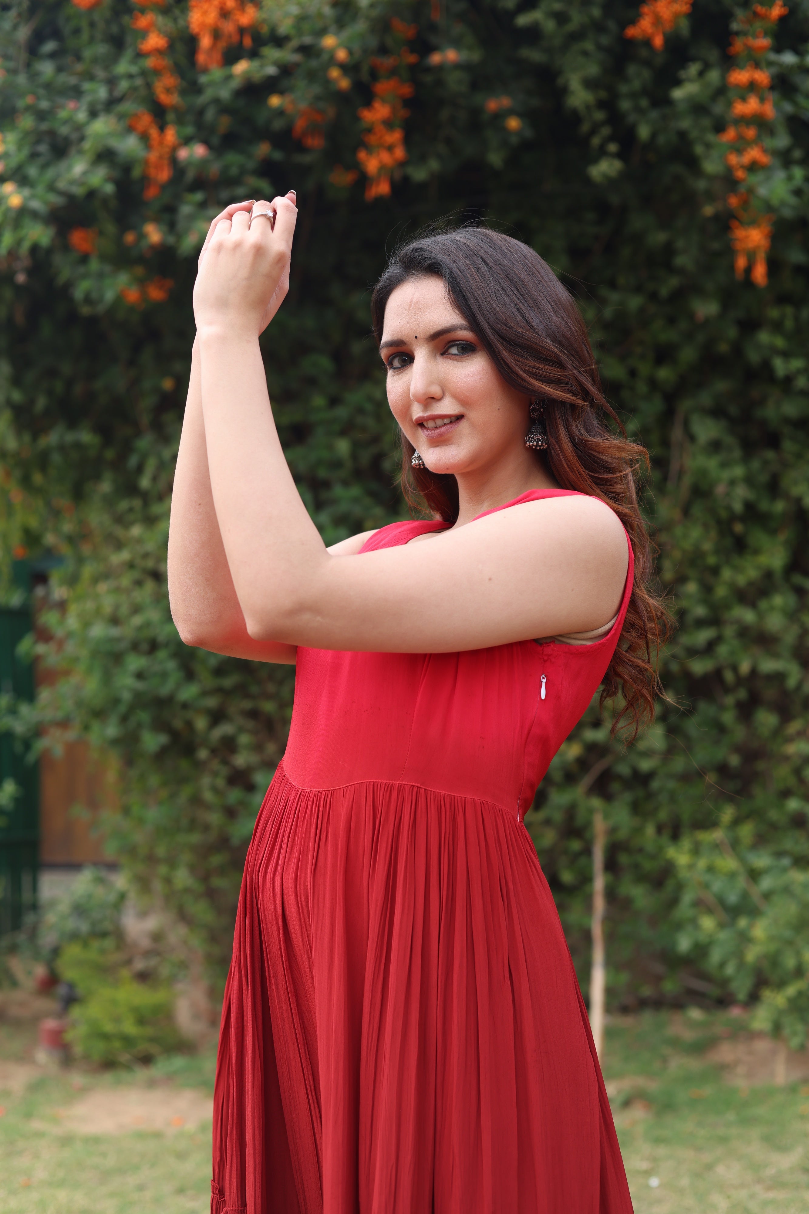 Tiered Full Length Ombre Dress