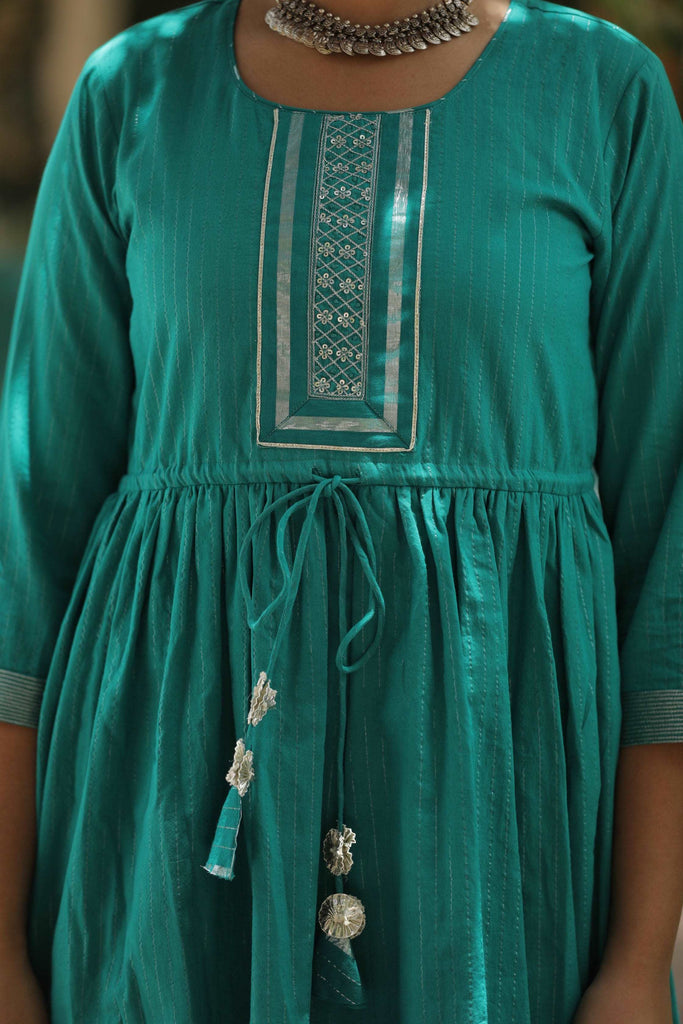 rama green kurta sarara
