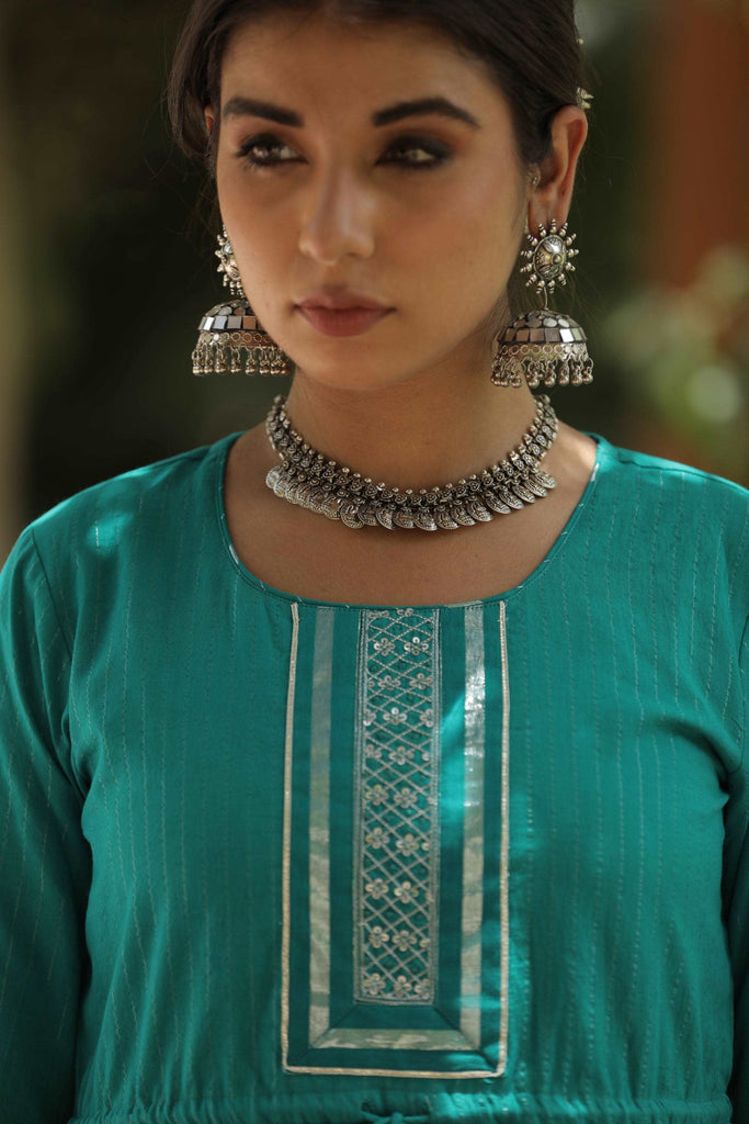 rama green kurta sarara